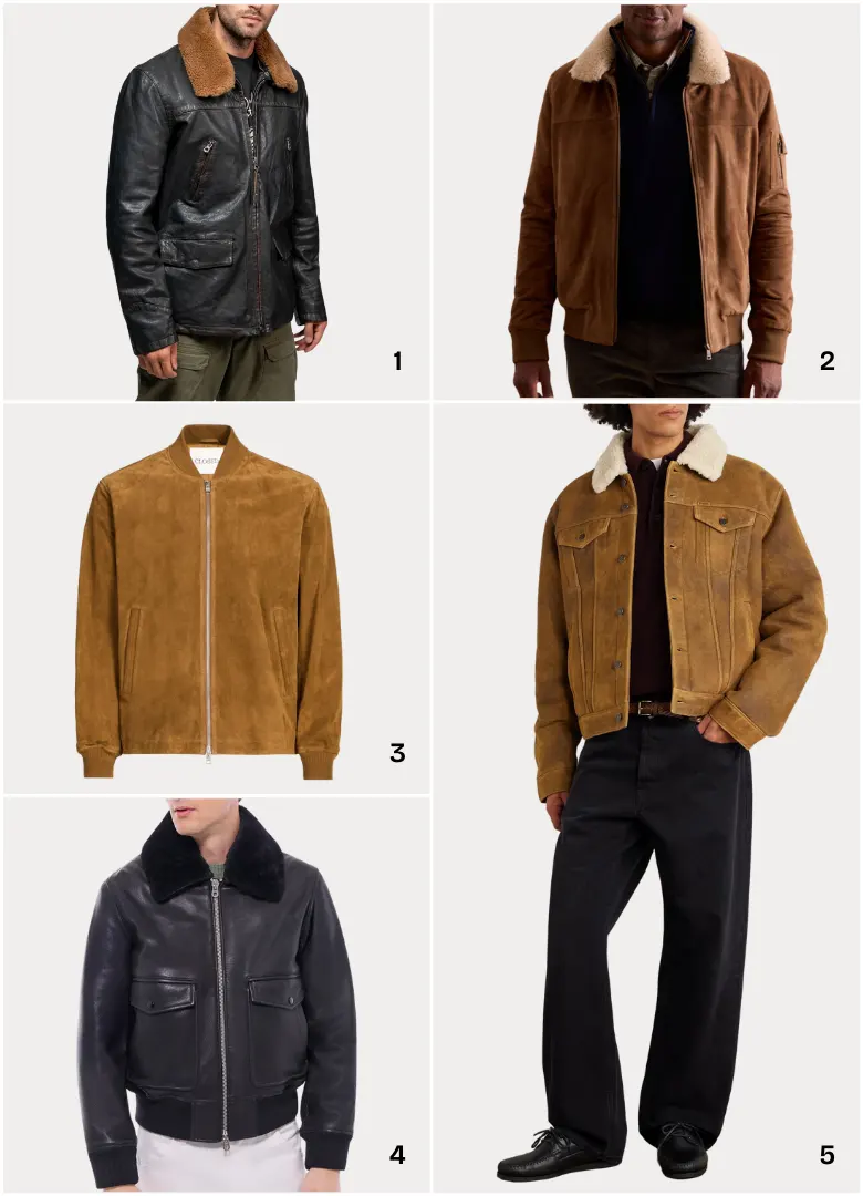 vestes cuir soldes ah25