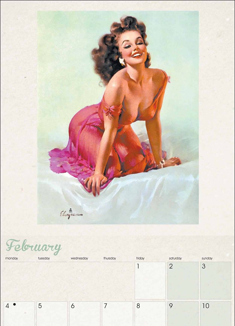 calendrier pin up 2019