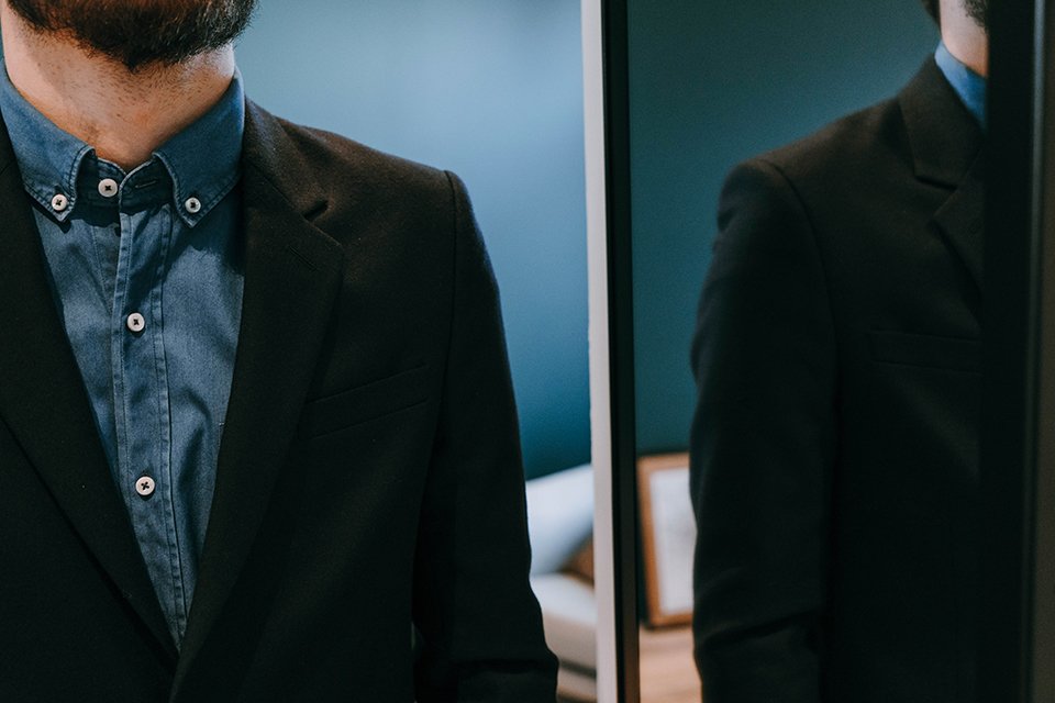 chemise en denim office artist