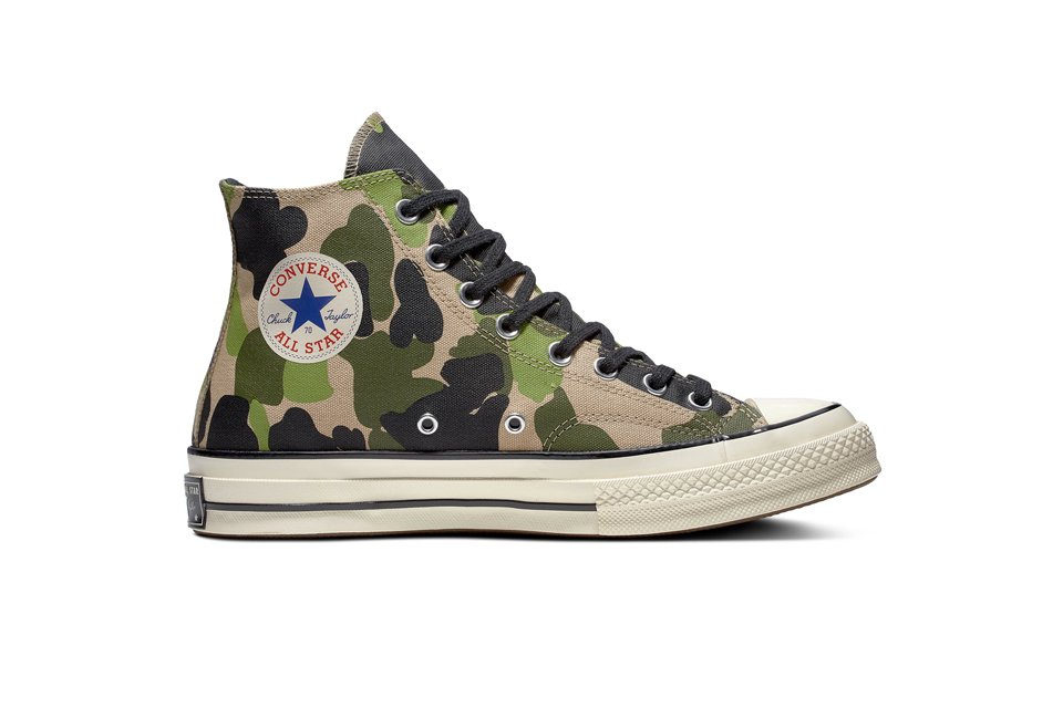 converse couleur militaire