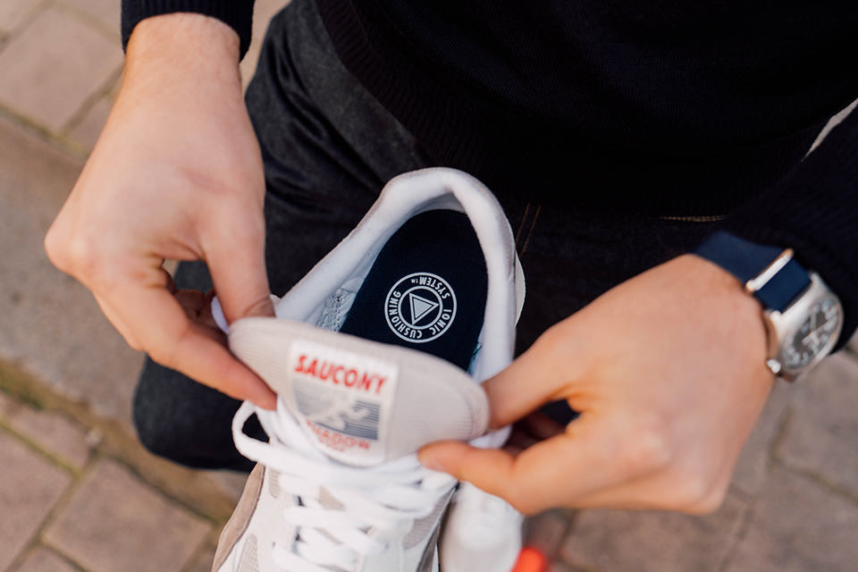 saucony ionic cushioning system