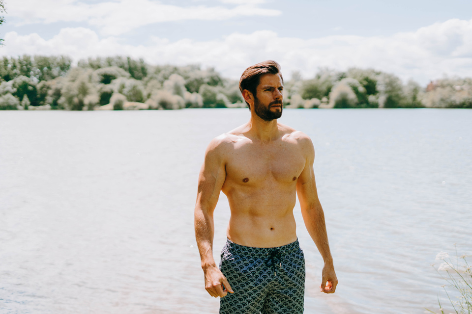 Apnée - Maillot de Bain pour homme Vagues