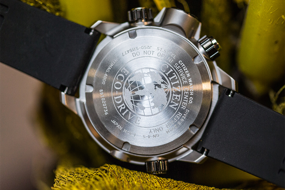 Arrière montre citizen promaster