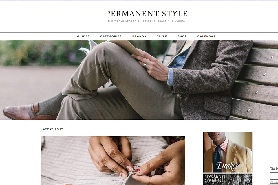 Blog Anglais Permanent Style