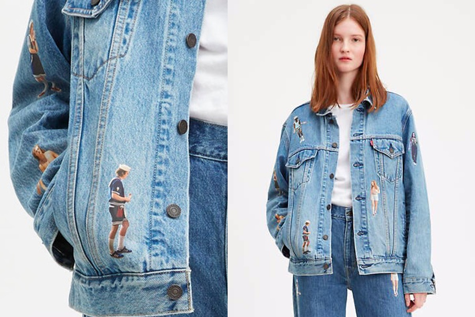 LEVI'S x Stranger Things collab capsule veste jean