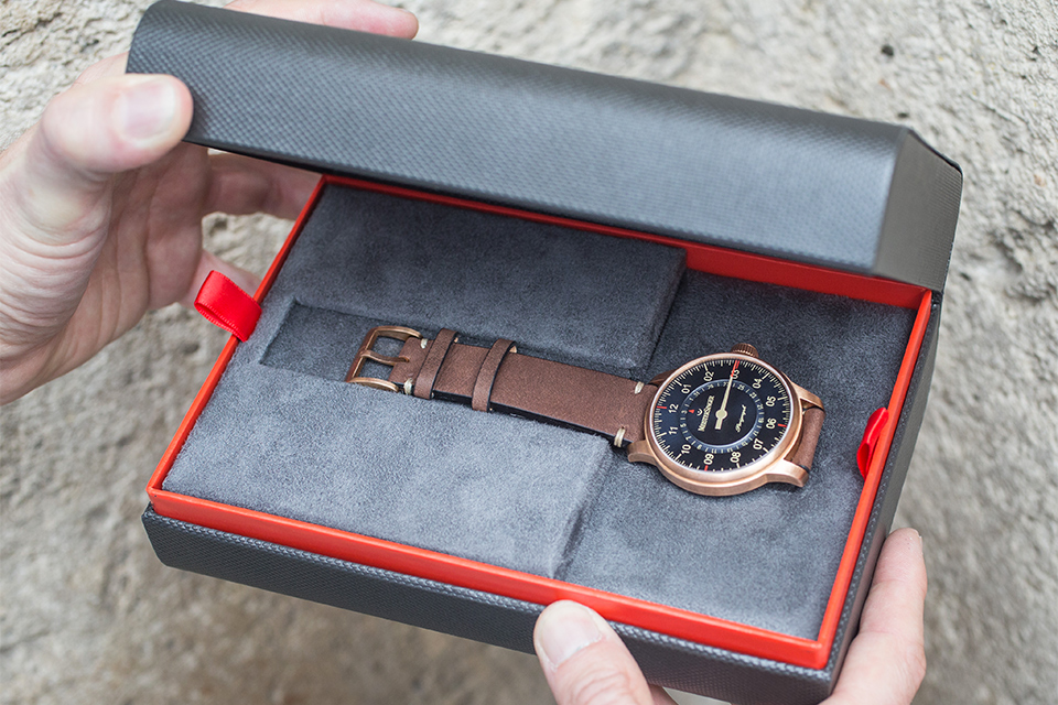 packaging montre meistersinger