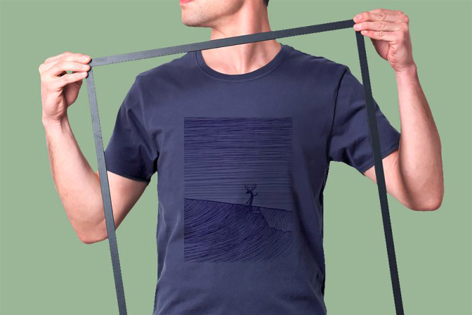 t-shirt step art imprimé