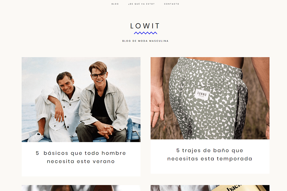 Blog espagnol Lowit