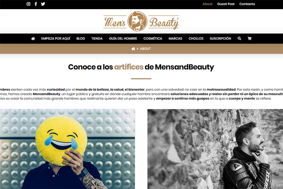 Blog espagnol MensandBeauty