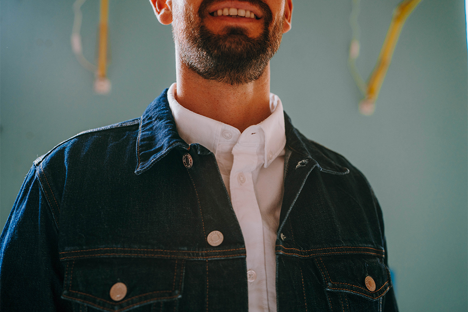 Everlane veste en jean chemise