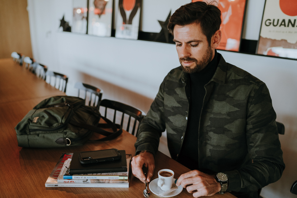 look homme automne 2019 café