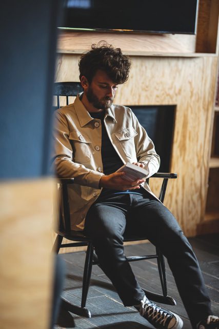 Veste travail Hopaal authentique beige