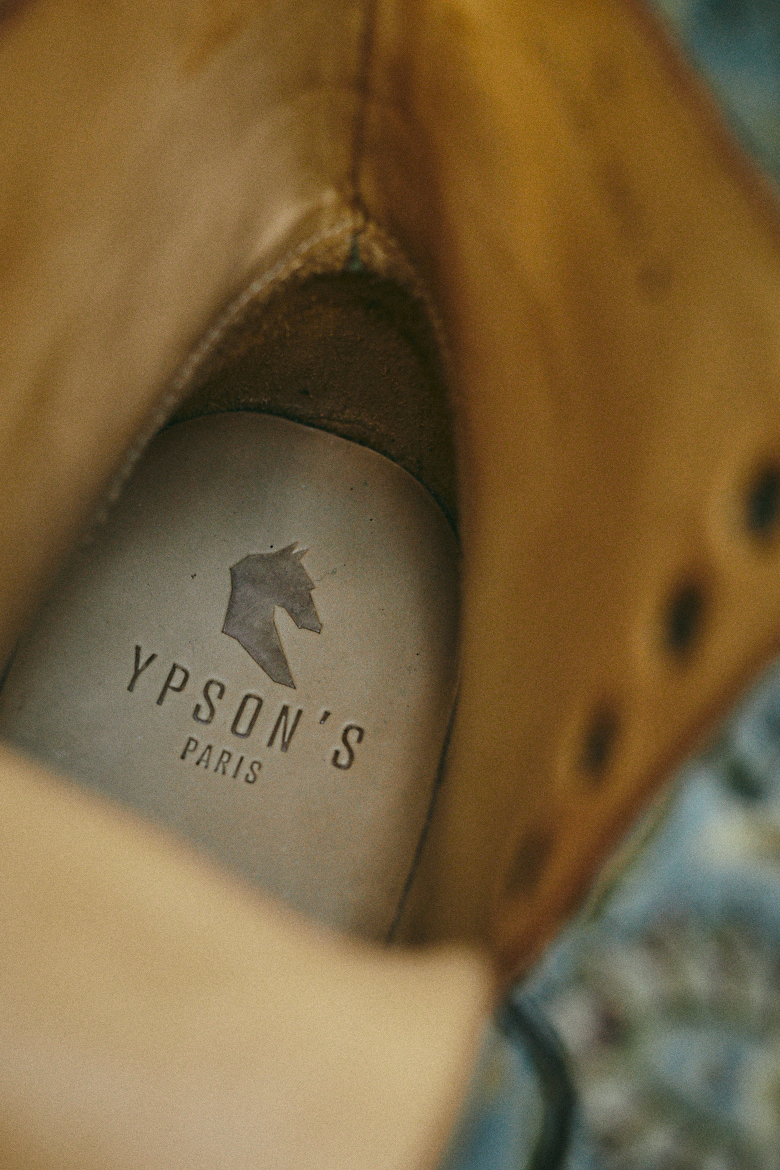 Ypson's wild boots cuir grainé