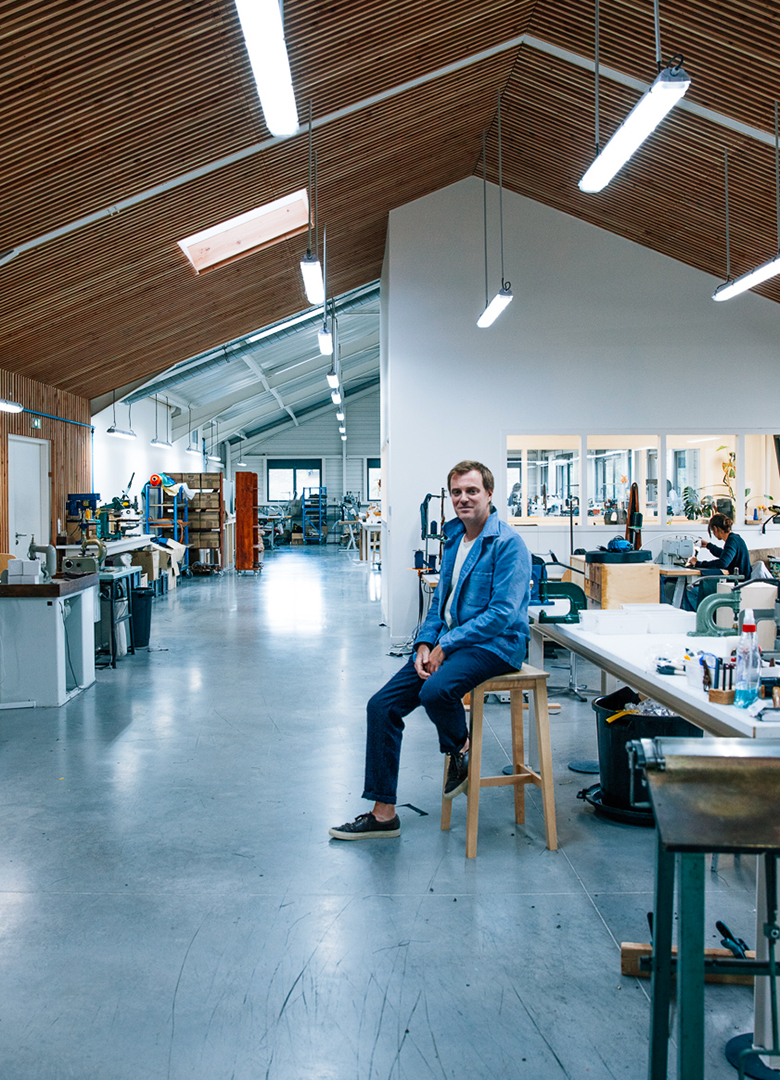 Atelier Bleu de chauffe portrait Alexandre Rousseau