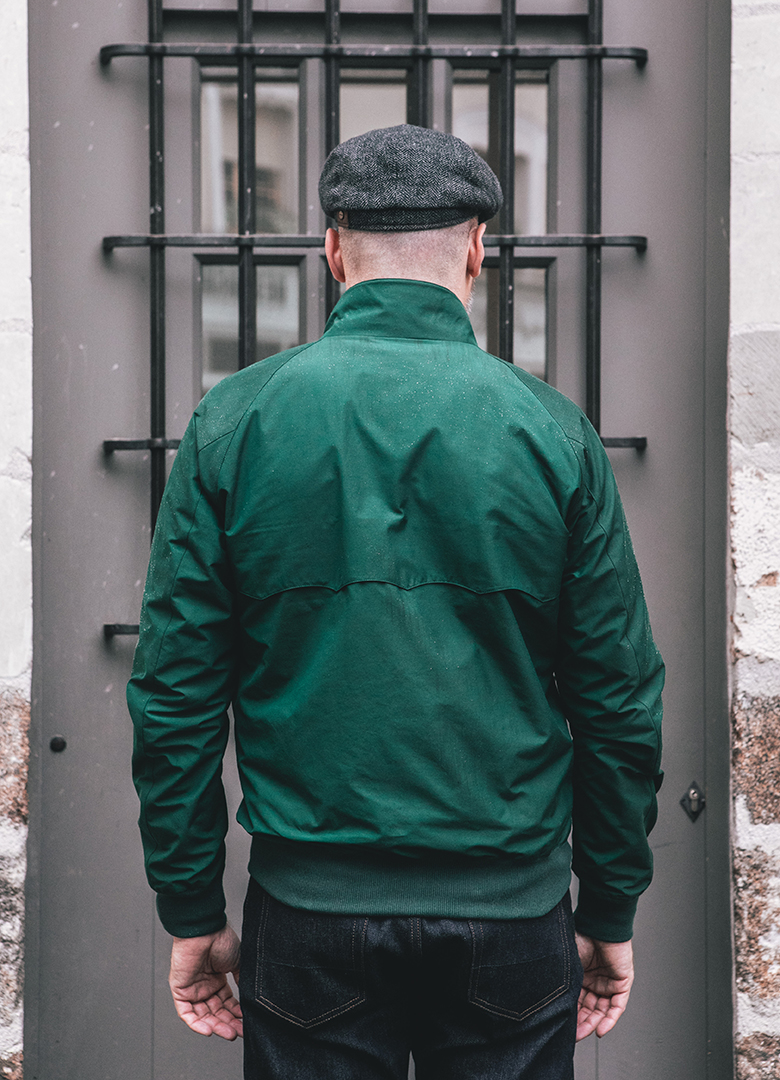 blouson baracuta G9 essayage dos