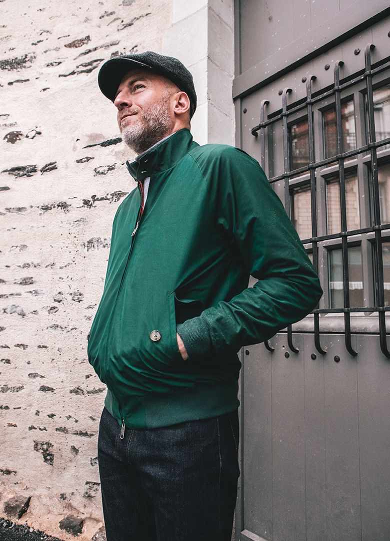 blouson baracuta G9 essayage face