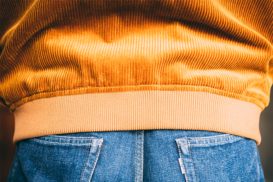 Blouson richie bord-côte dos