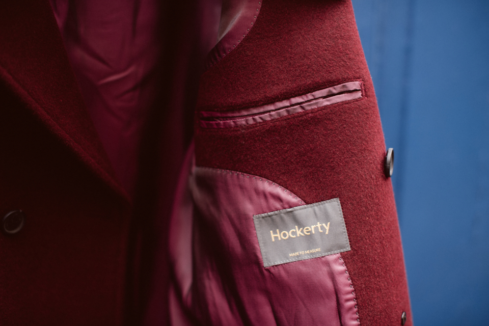 hockerty manteau bordeaux camby detail