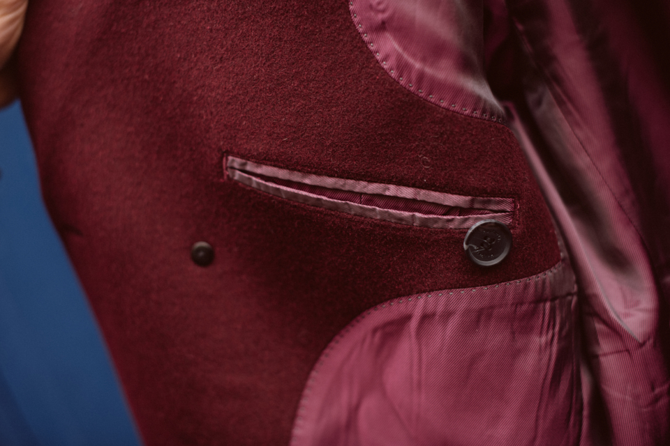 hockerty manteau bordeaux camby detail