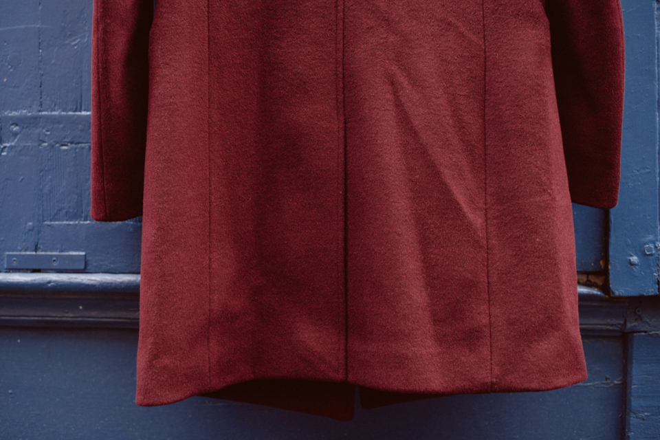 hockerty manteau bordeaux camby detail