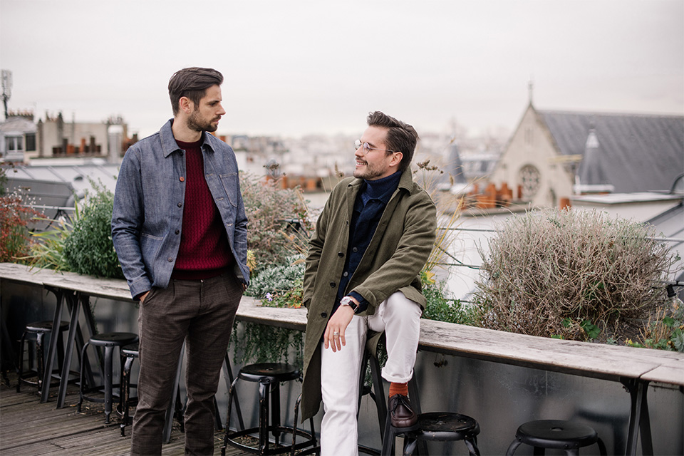 look homme automne luca gallacio x max comme un camion rooftop discussion