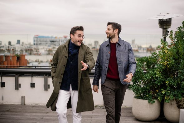 look homme luca gallacio x max comme un camion rooftop discussion