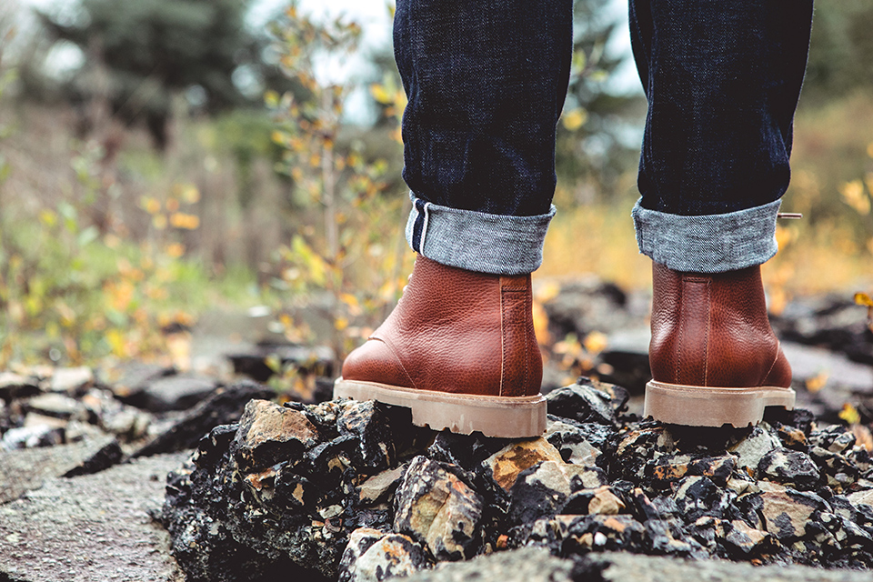 Boots Moustache Portees Dos