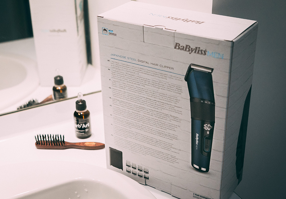 Tondeuse Babyliss E990E presentation boite dos