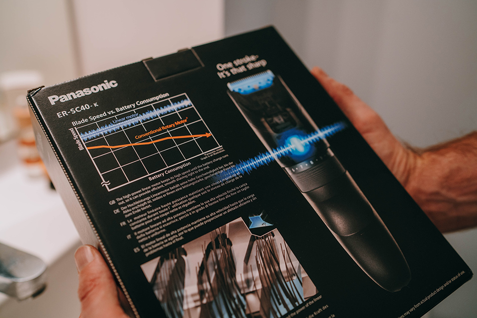 tondeuse panasonic ER-SC40-K presentation boite dos