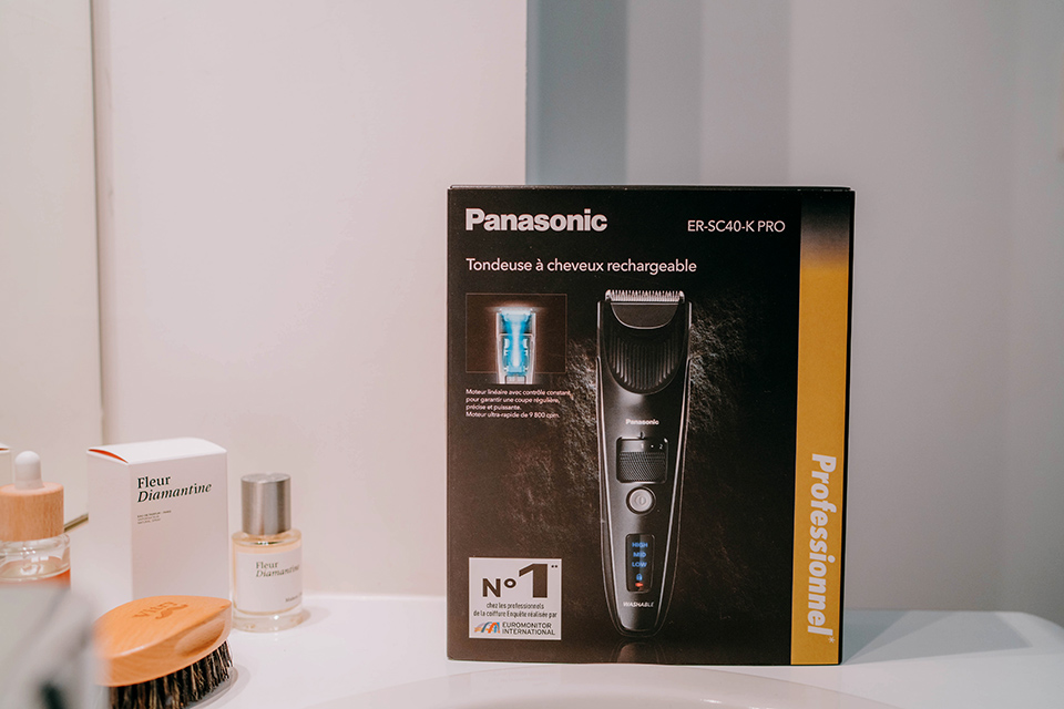 tondeuse panasonic ER-SC40-K presentation carton face