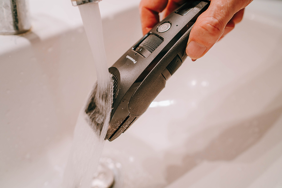 tondeuse panasonic ER-SC40-K test lavage