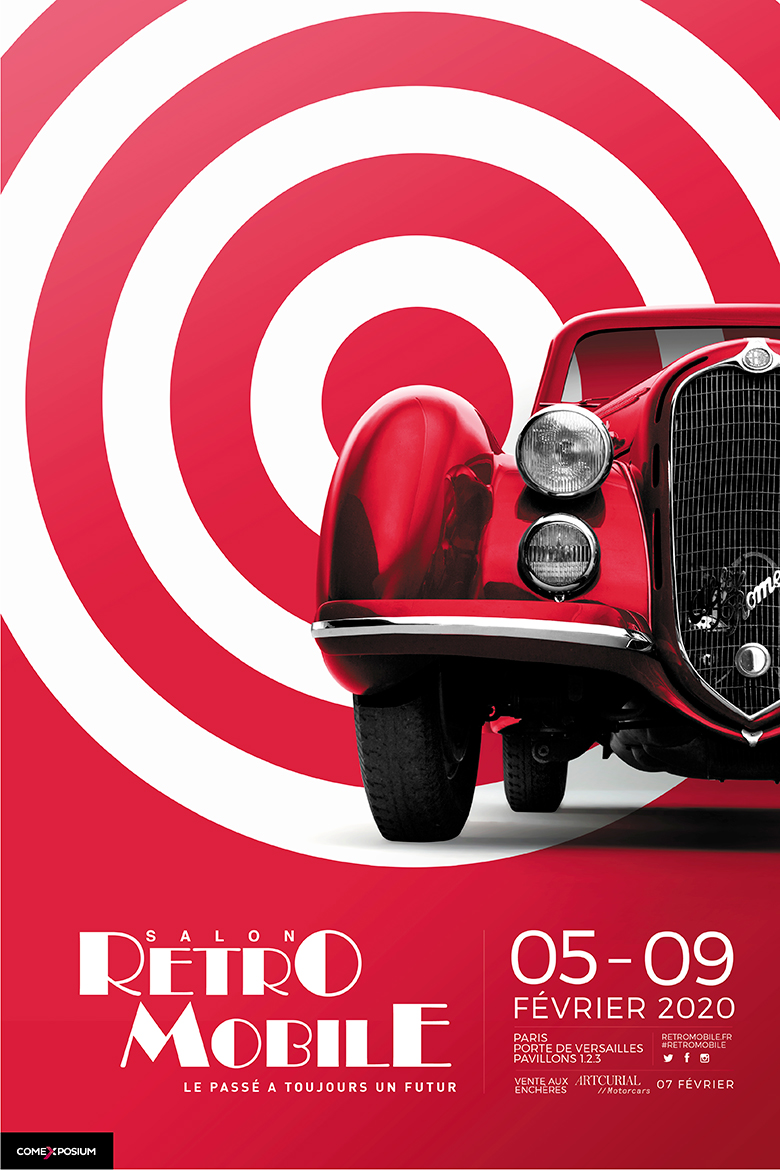 Affiche Retromobile Verticale 2020