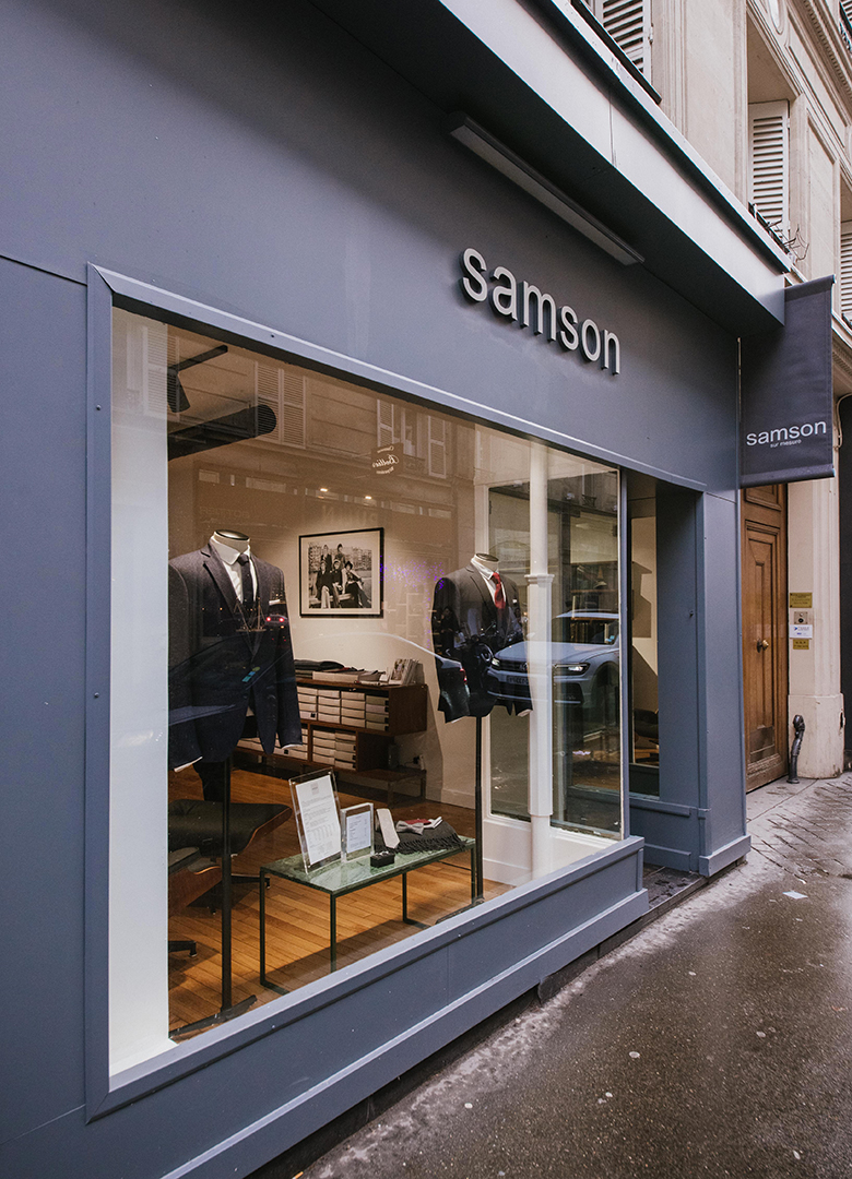 Boutique Samson Paris Madeleine devanture