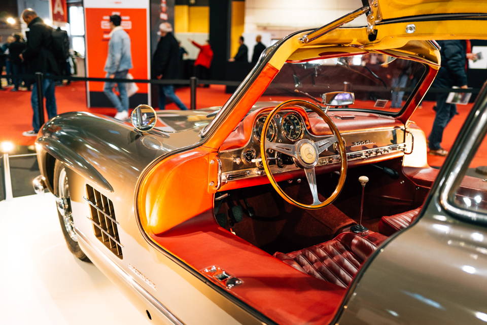 Mercedes 300SL Interieur Retromobile