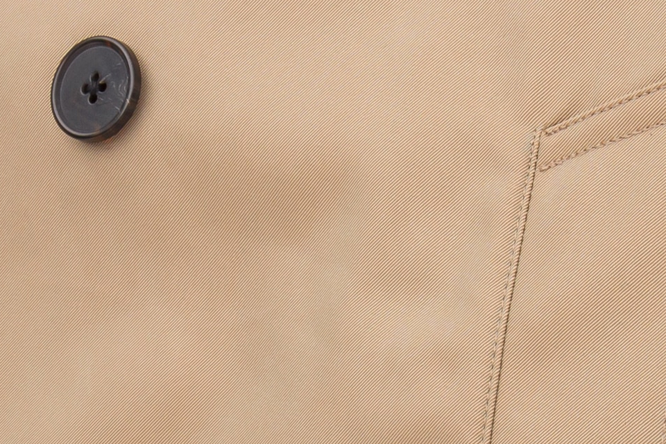 Gabardine Trench Coat