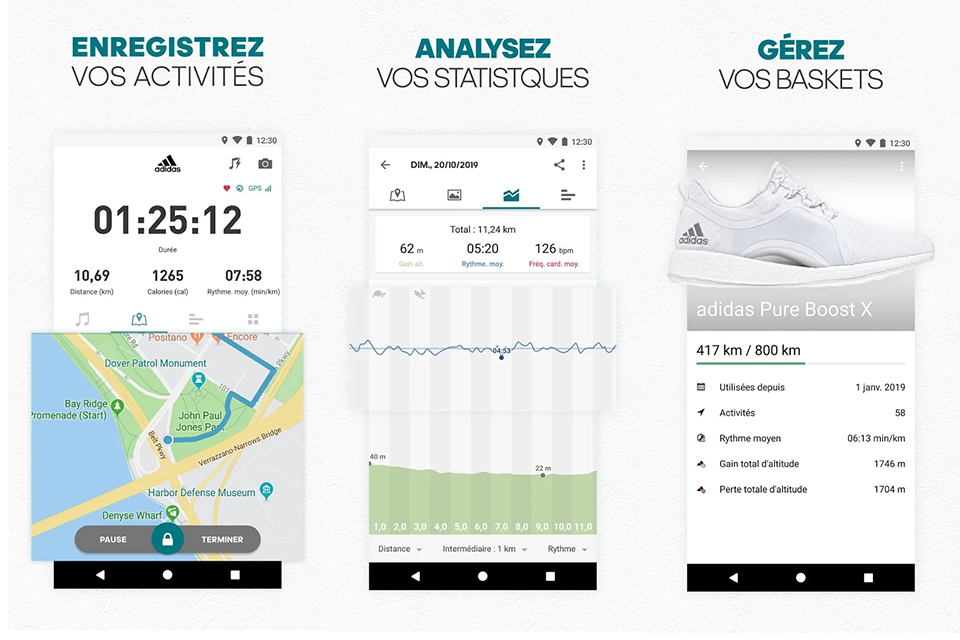 visuel application adidas running 2020