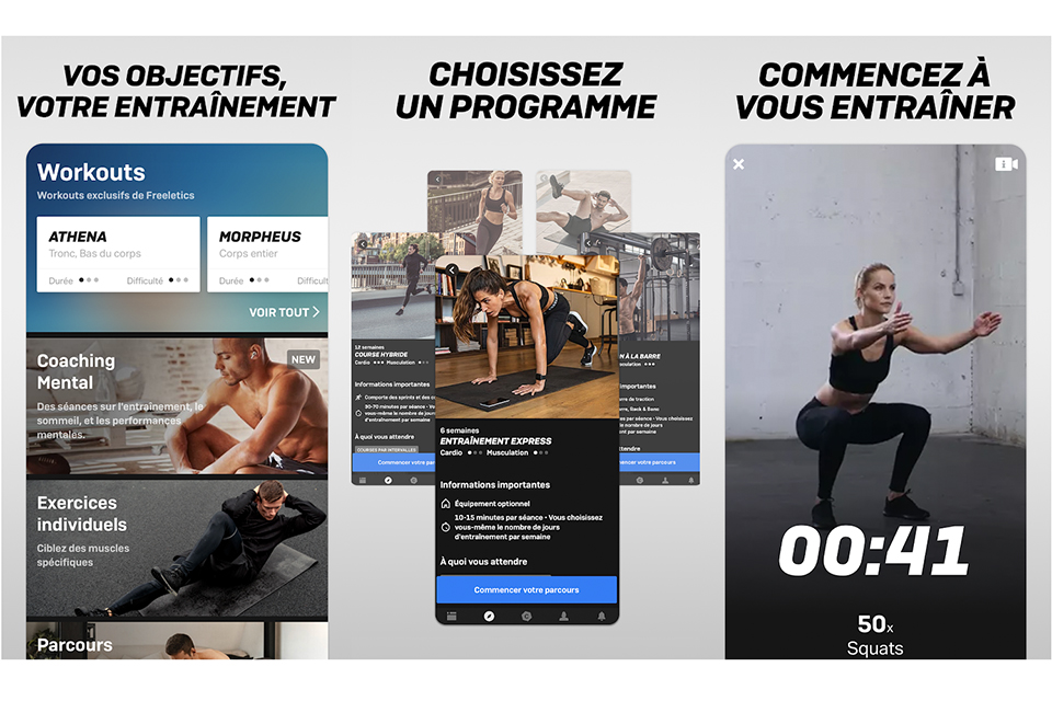 visuel application freeletics 2020