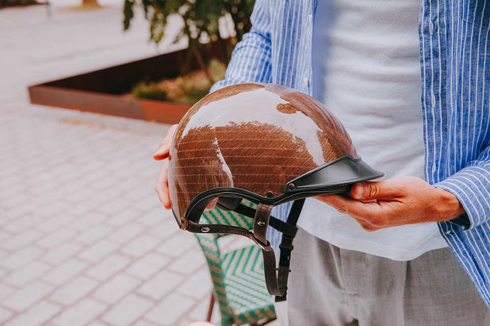 Casque de Vélo Bombé