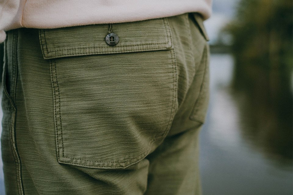 Fatigue pants focus matière