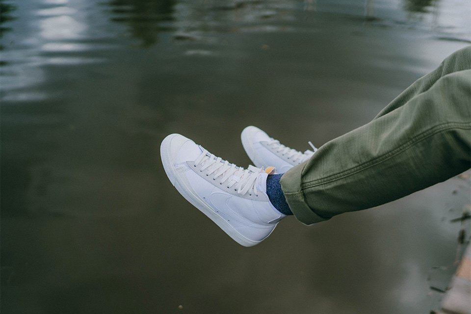 Nike blazer mid 77 full white