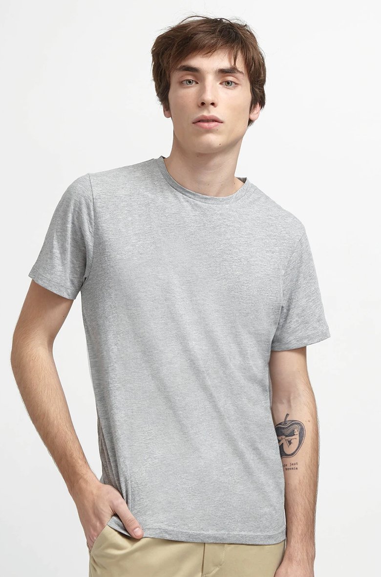 T Shirt The Initialist Gris