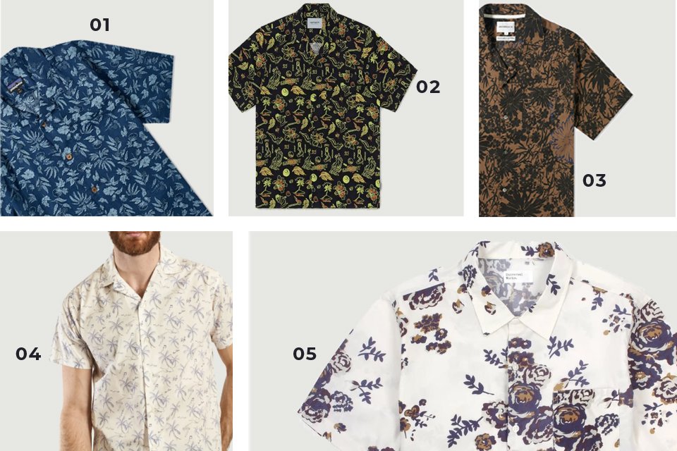 Selected Homme - Dexter - Chemise manches courtes à fleurs