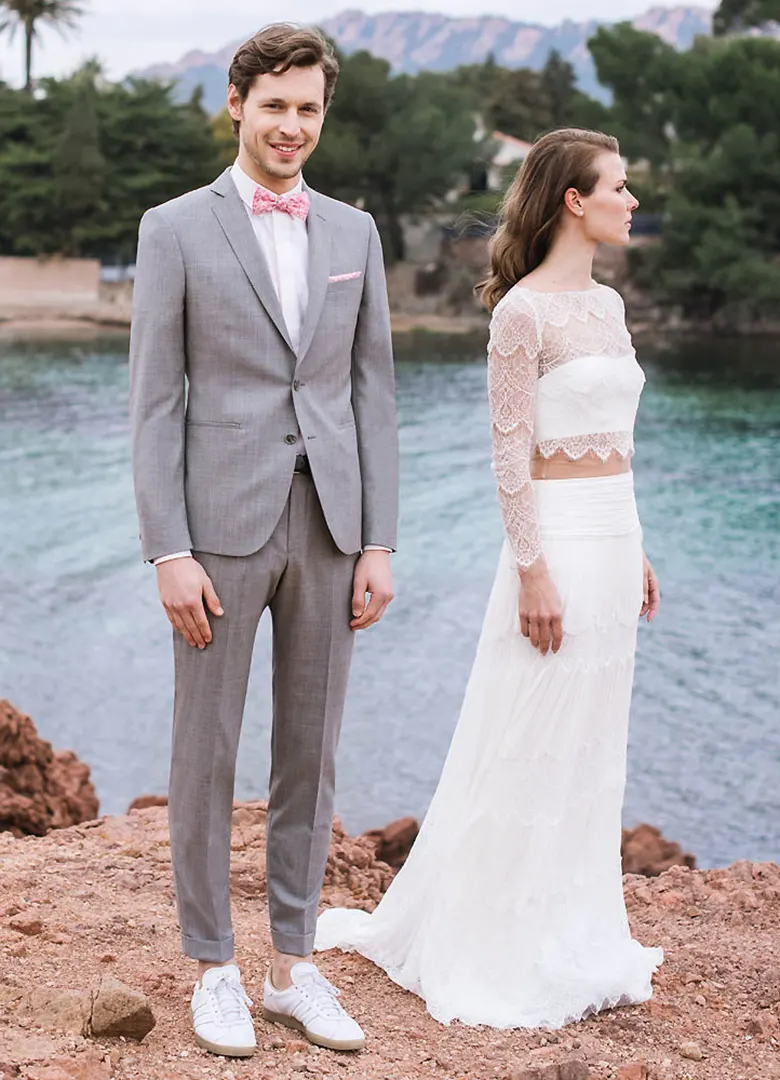 conseils choisir costume mariage homme gris samson