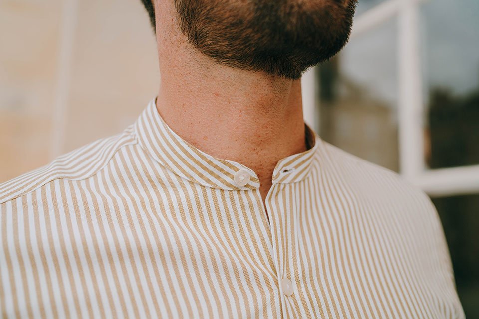 details col officier chemise jaqk look max breizh riviera