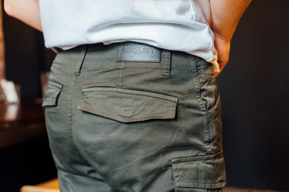 Cargo odxey detail patch cuir