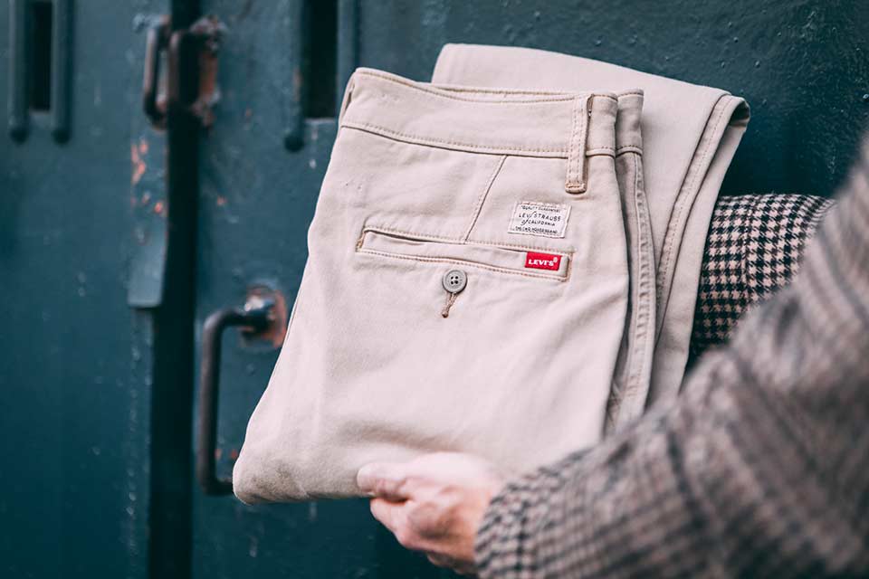 Chino Beige Homme