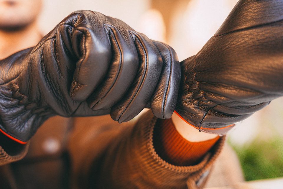 Gants de conduite cuir tendance en maille - Gant Univers