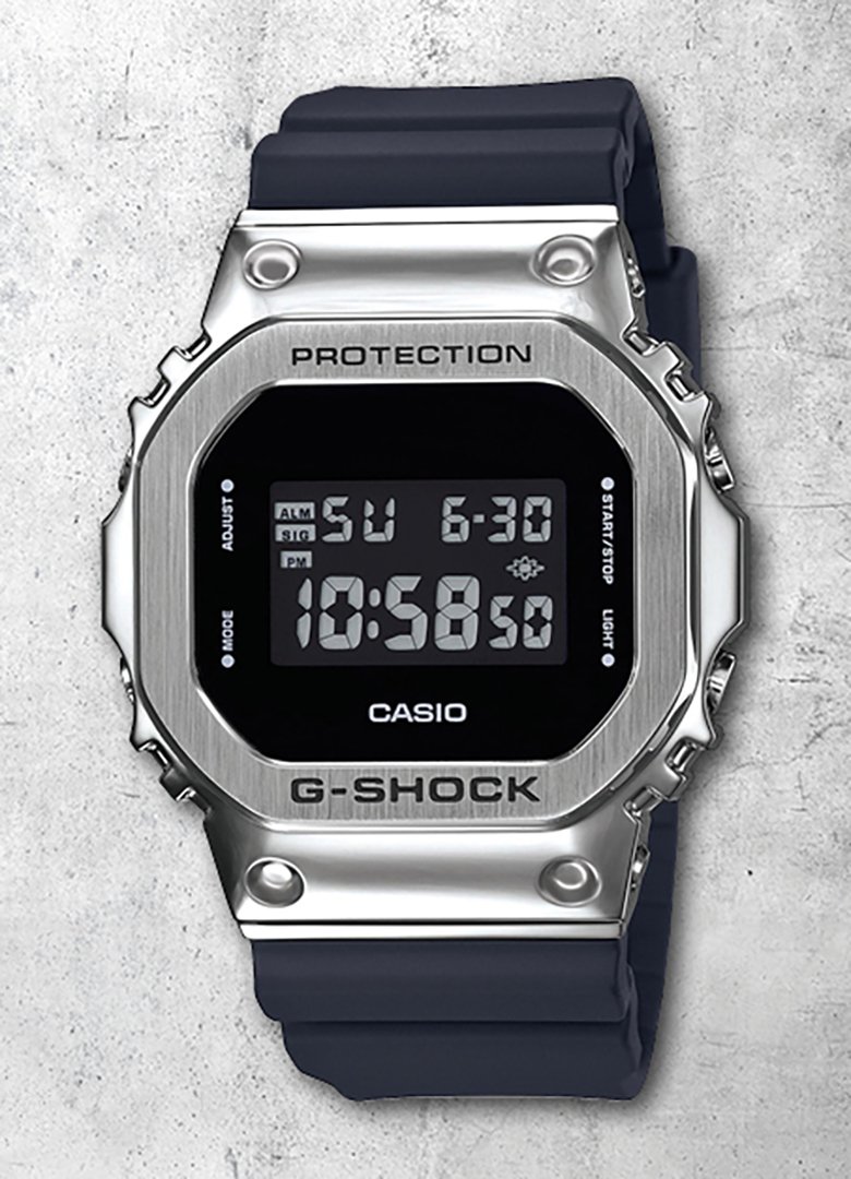 GSHOCK metal gris bleu