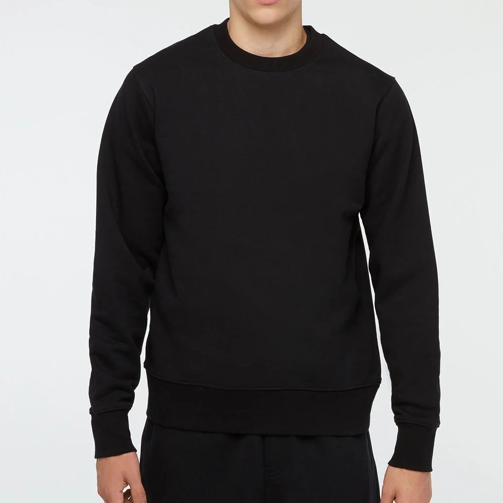 sweatshirt noir coton y-3 porté
