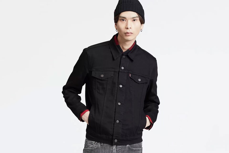 Trucker Jacket Noire